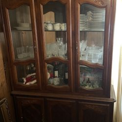 Wooden China Cabinet