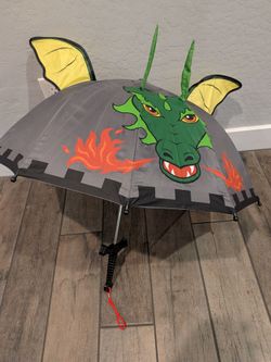 Kids Dragon Novelty Umbrella