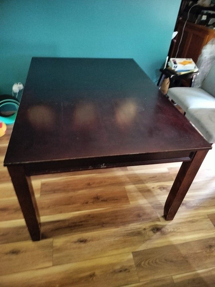 Dark Wood Dining Table