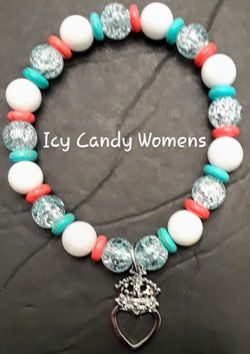 Amazing White Crown Bracelet