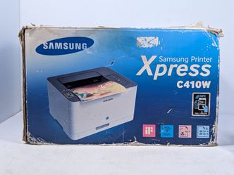 Samsung Xpress C410W Color Wireless Laser Printer Open Box New Toner