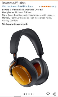 Bowers & Wilkins Px8 S2 McLaren Edition Headphones