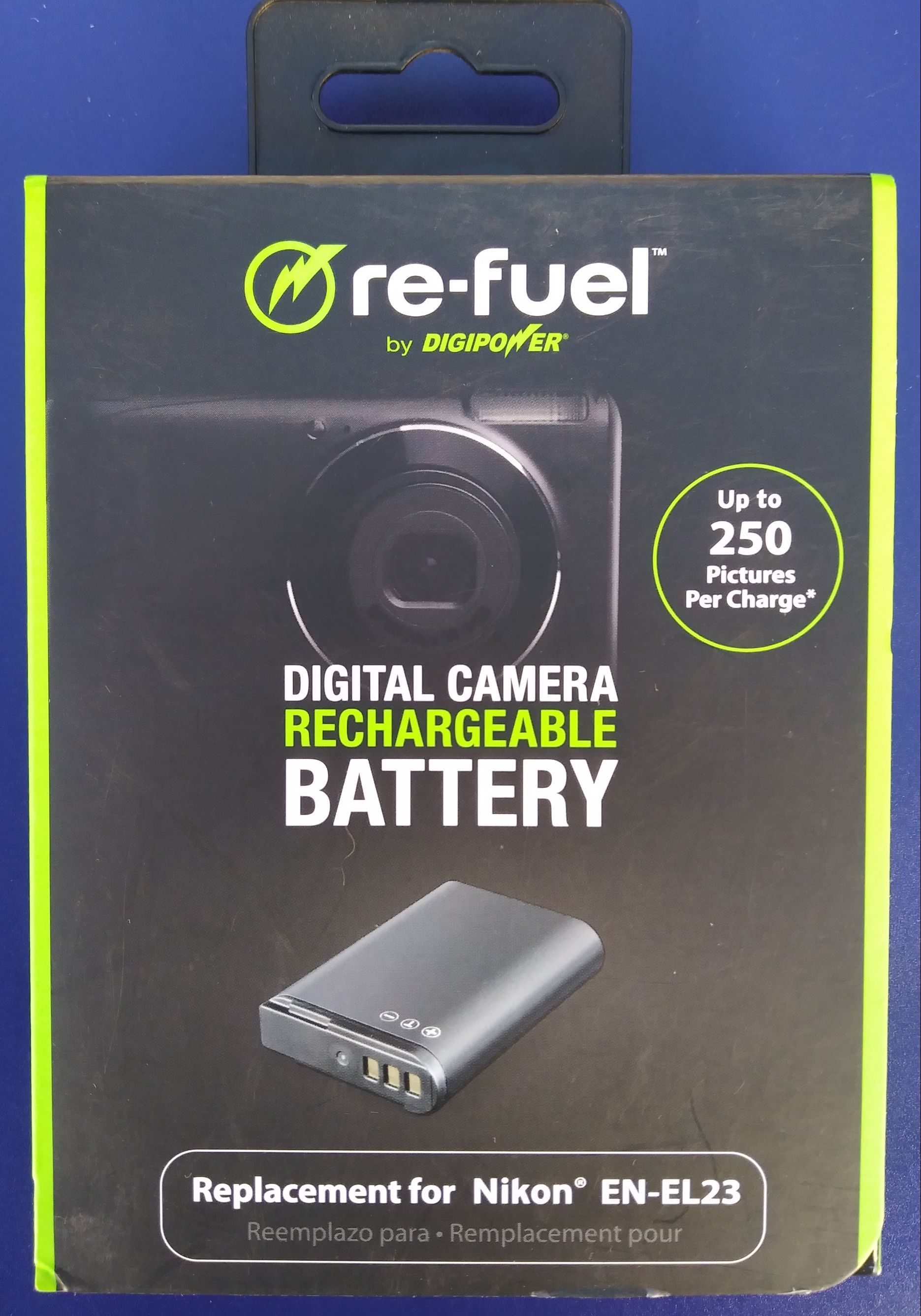 DigiPower Re-Fuel Camera Replacement Battery for Nikon EN-EL23 Brand New