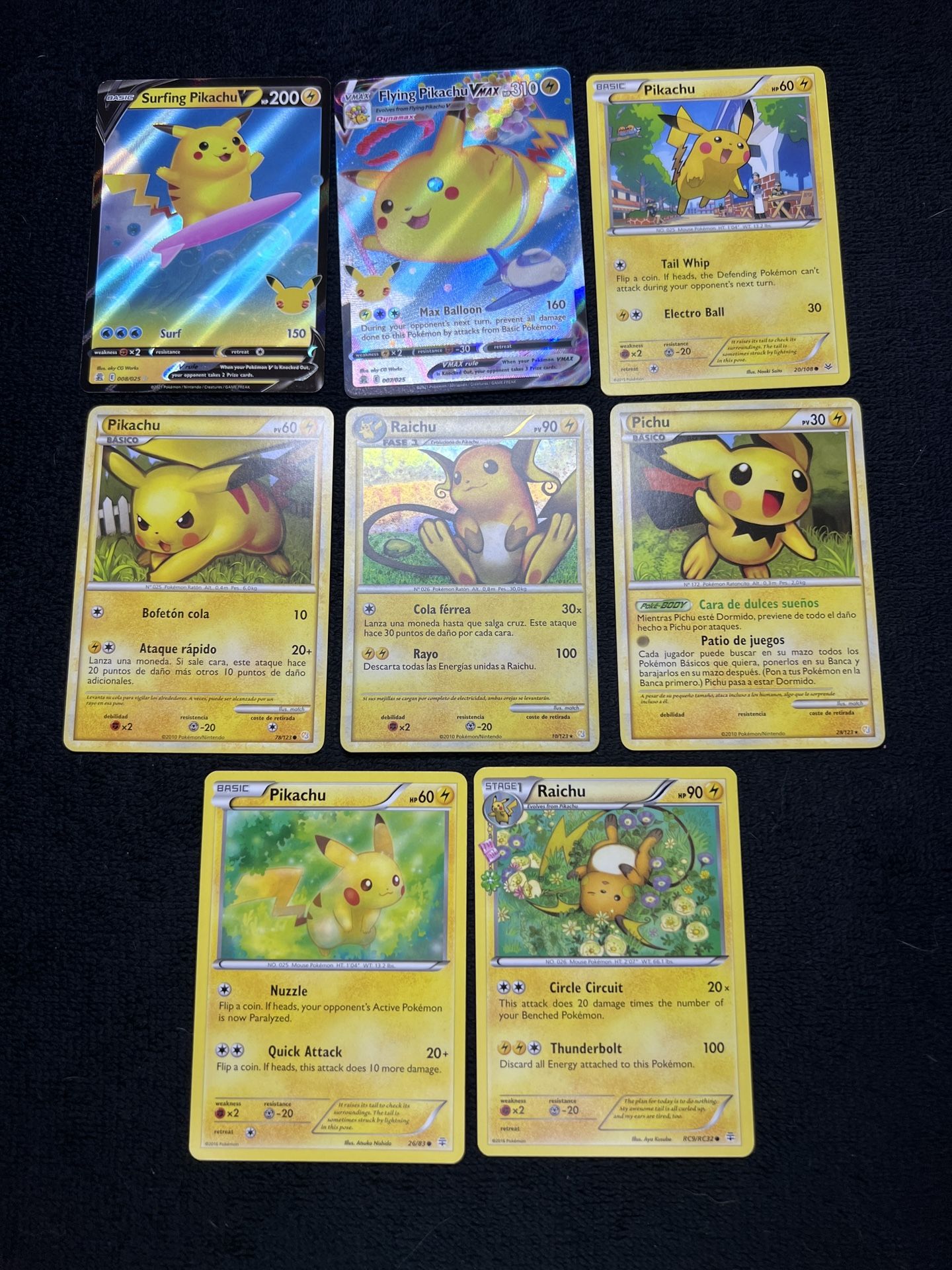 Pokémon Pikachu Card Lot