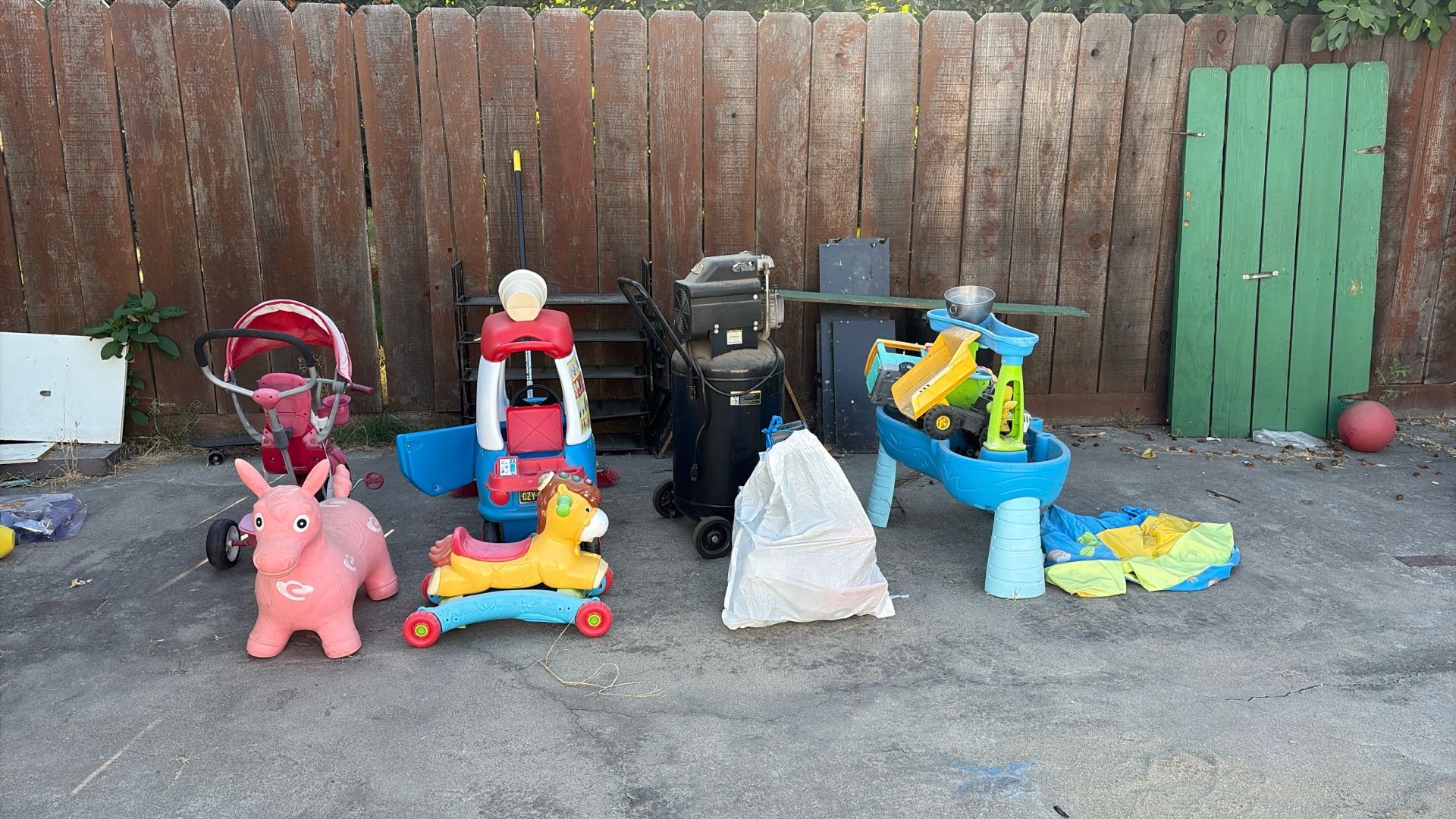 Toys And Air Compressor (Please Read Description)