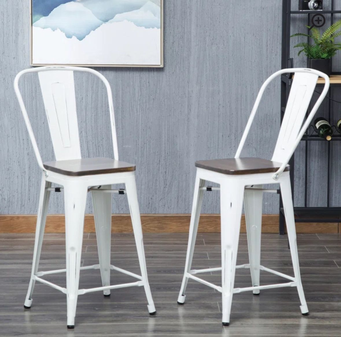 Kitchen Bar Stools - Set Of 2 - Like Brand New