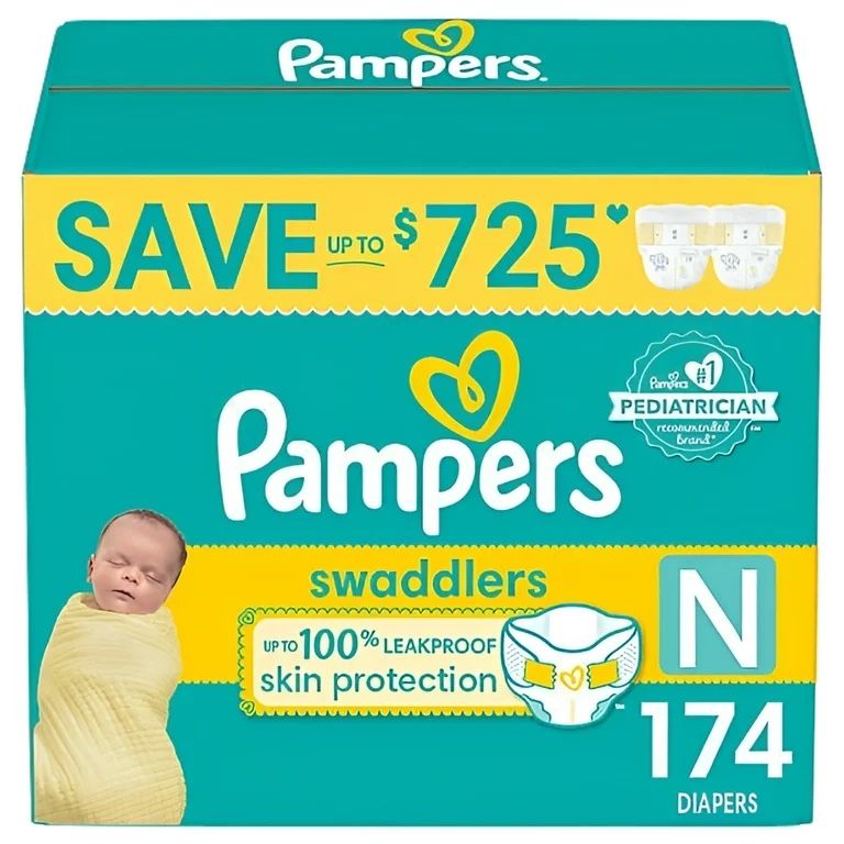 Unopened Box Of NB Pampers