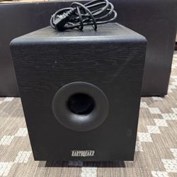 Earthquake Sound SUB-80X Powered Subwoofer 8” 150W Tested Working