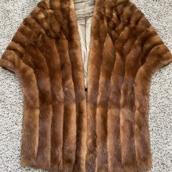 Vintage Women’s Mink Fur Shawl/wrap