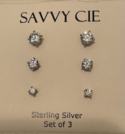 Sterling Silver Stud Earrings