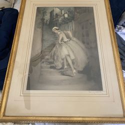 Louis Icart Le Jeune Femme Color Itching