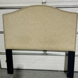 Full Size Headboard With Bed rails And Box Springs 