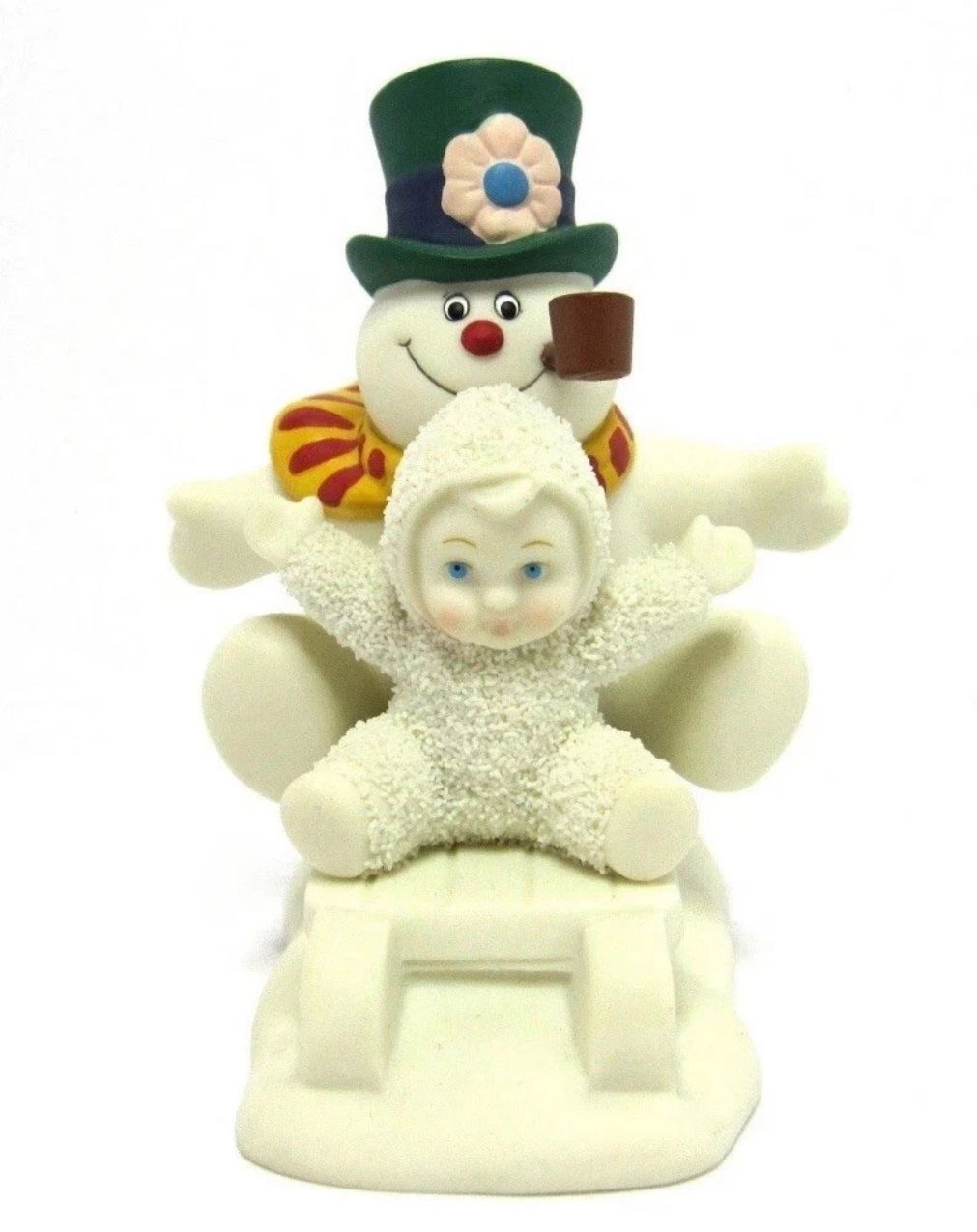 Department 56 Snowbabies Fun With Frosty Snowman 56.06022 Box New Vintage Y2K