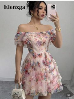 Floral Dress Size Medium And Size Large