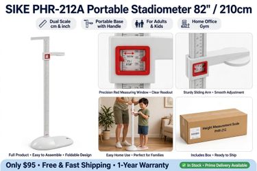 Standing Height Measuring Rod, Portable Stadiometer 82 ",