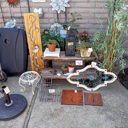 PATIO AND GARDEN ITEMS PRICES ARE SHOWN IN PHOTOS 