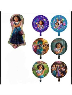 7 pcs Mirabel Encanto Foil Balloon
