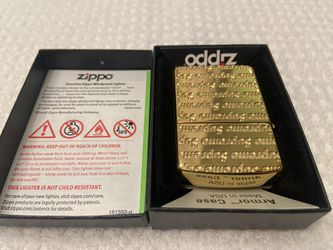 Supreme Repeat Engraved Zippo Gold for Sale in Bensenville, IL