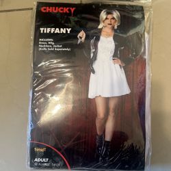 Chucky Tiffany Costume -Size-X-Large/Brand New