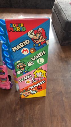 Super Mario Canvas Wall Art – Mario, Luigi, Peach & Bowser