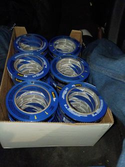 Blue tape tape azul