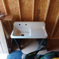 Cast Iron Drainboard Sink