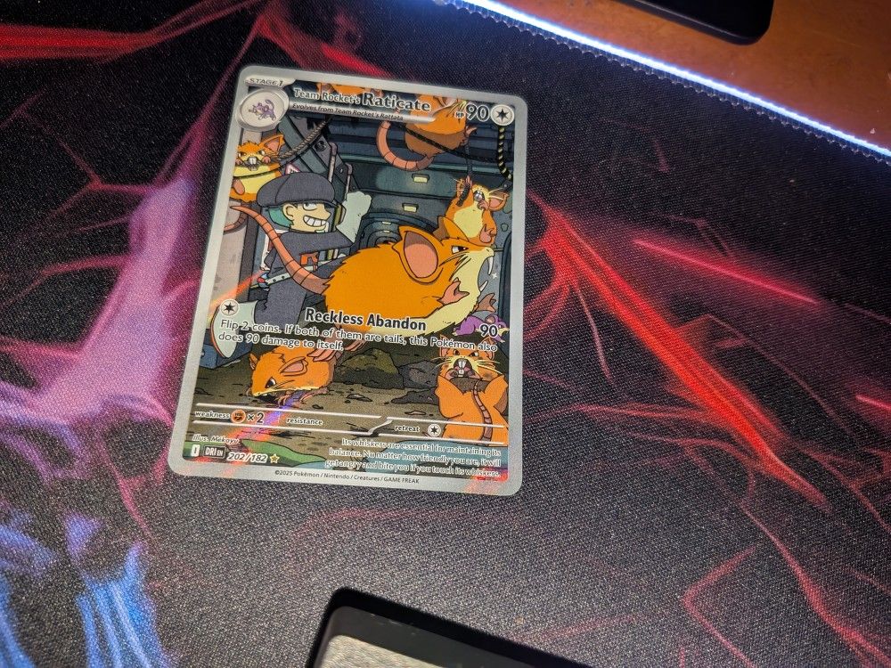 Team Rocket's Raticate 202/182 Destined Rivals pokemon