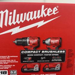 Milwaukee M18 Compact Brushless 2-Tool Combo Kit