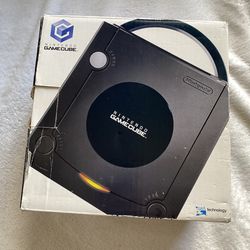 Good Condition Black Nintendo Gamecube Box No Insert