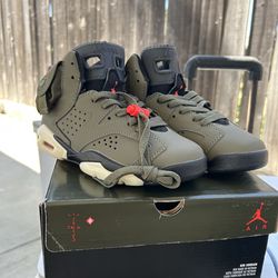 TRAVIS SCOTT X JORDAN 6 RETRO 'OLIVE