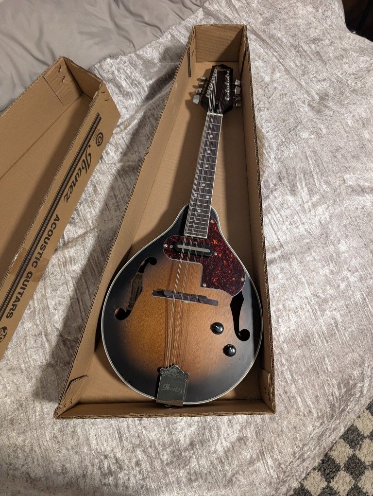 $175 Good Deal Electric Plug In Mandolin Ibanez Opened Box New