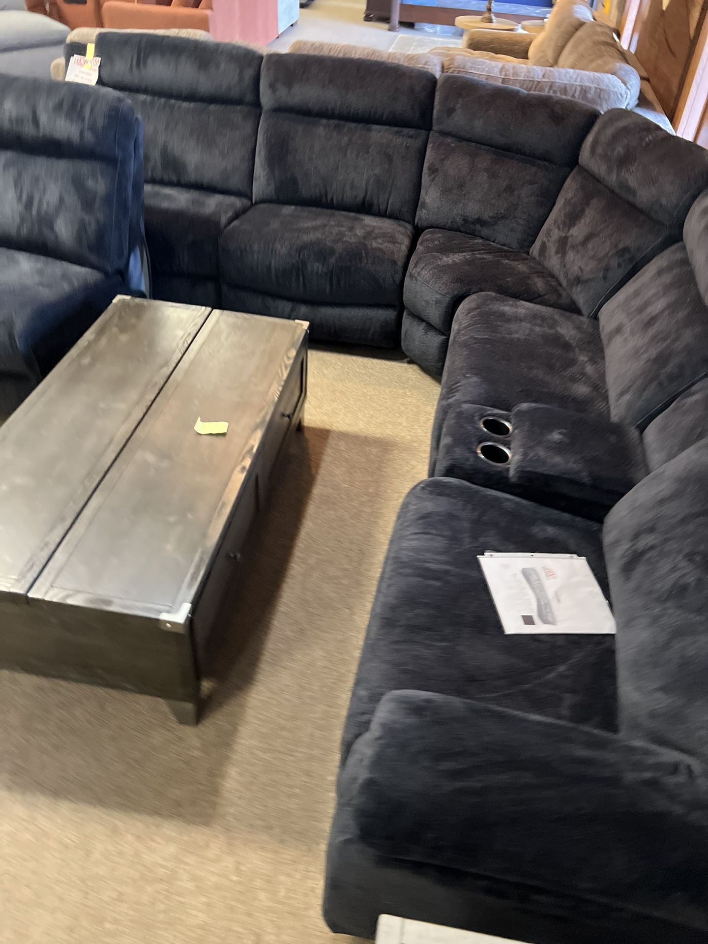 Power Reclining Cozy sectional