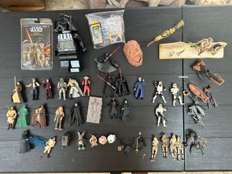 Big Lot of late 1990s-early 2000s Star Wars Toys!