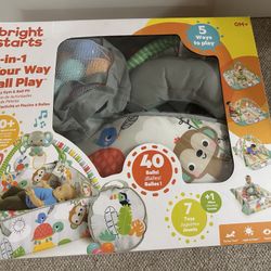 Bright Starts 5-in-1 Your Way Ball Play Activity Gym & Ball Pit