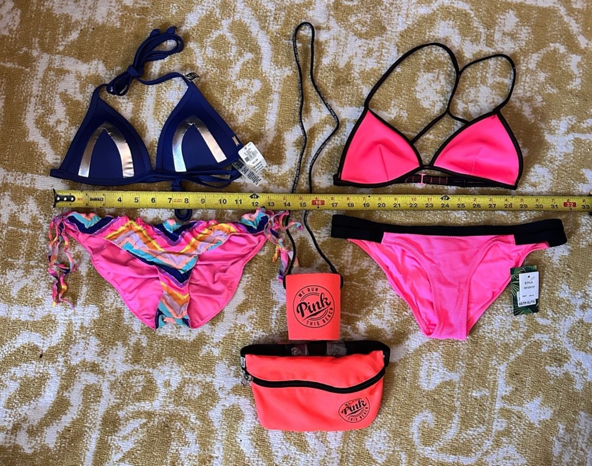 Lot Of 2 Bikinis $ FREE GIFT