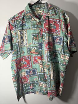 Vintage Mele Kalikimaka Reyn Spooner Hawaiian Shirt Size XL