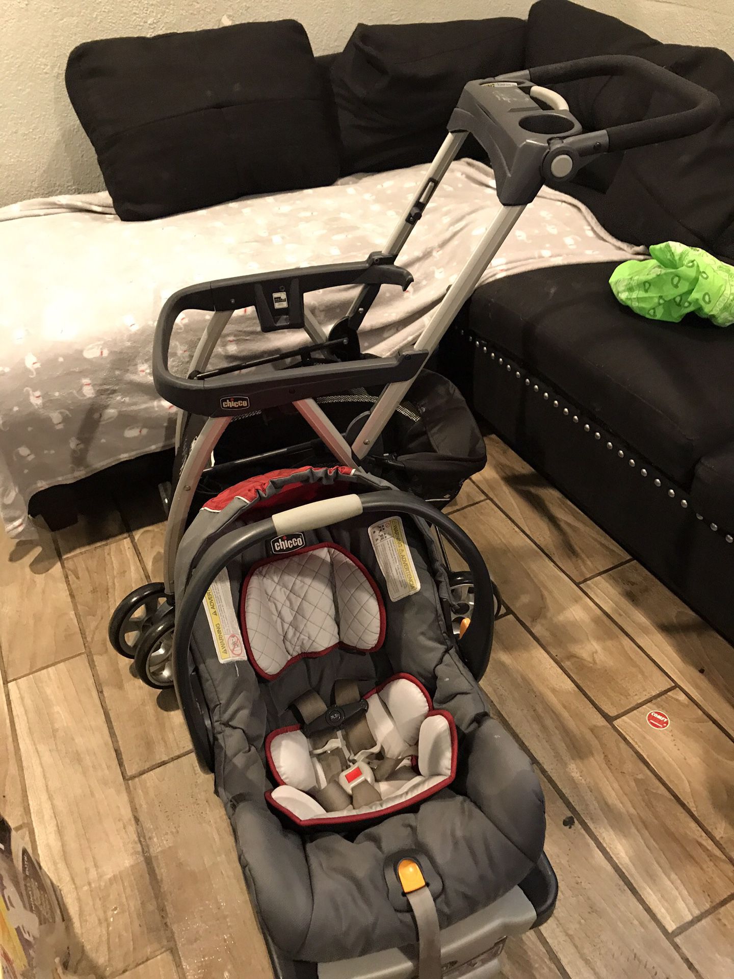 Chicco stroller and car seat
