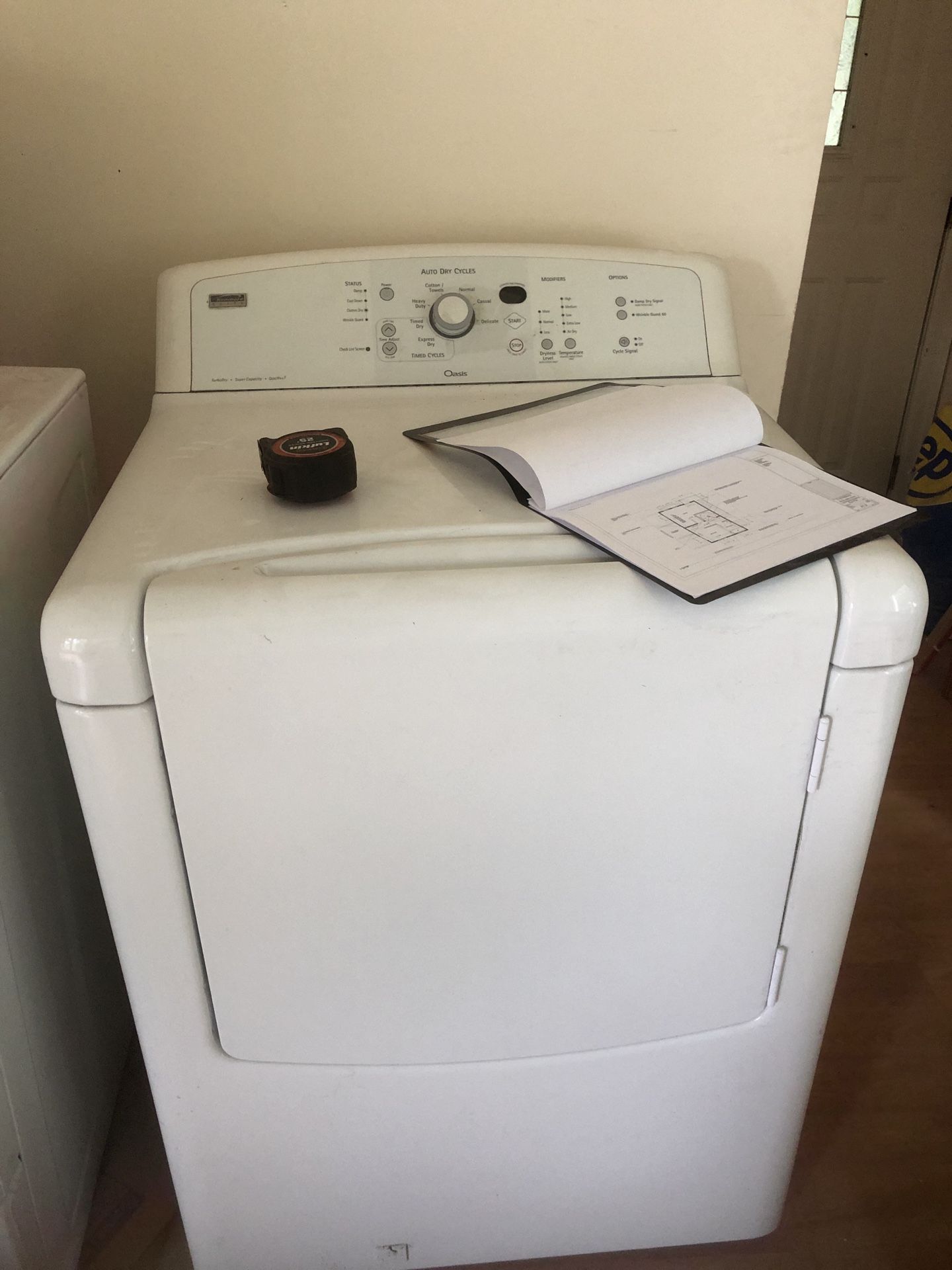 Kenmore Elite Washer and Kenmore Elite Oasis Gas Dryer front loading