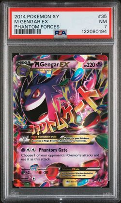 PSA 7 M Gengar EX Phantom Forces 35/119