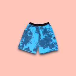 Adidas Aeroready Axis BP Woven Training Shorts Mens Large Blue HI5153