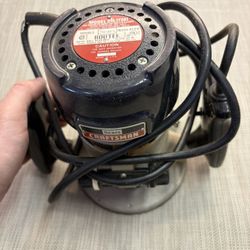 Vintage Sears Craftsman Router w/ Accessories 