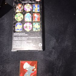 Loungefly Disney Pixar Character Stained Glass Portrait blind box pin .