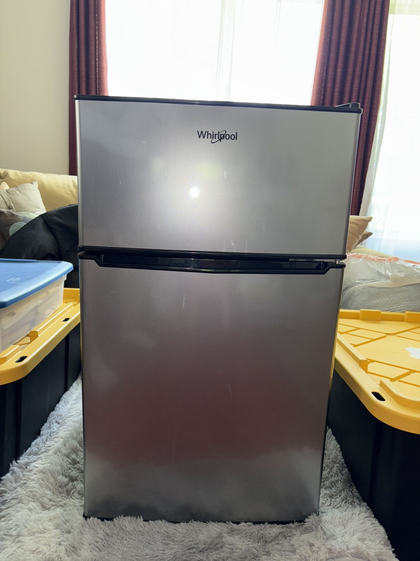 Whirlpool 3.1 cu. ft. Stainless Steel Mini Fridge – Energy Star Certified
