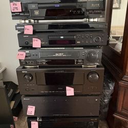 Electronics For Sale (DVD, Blue ray, Audio Systems)