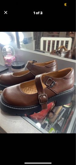 Brown Women Mary Jane Shoes