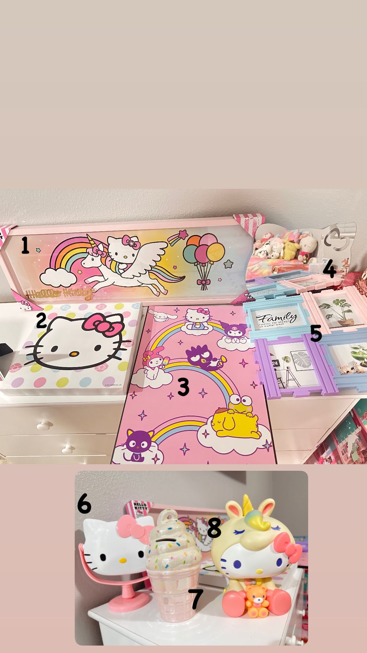 Sanrio / Hello Kitty Decor 