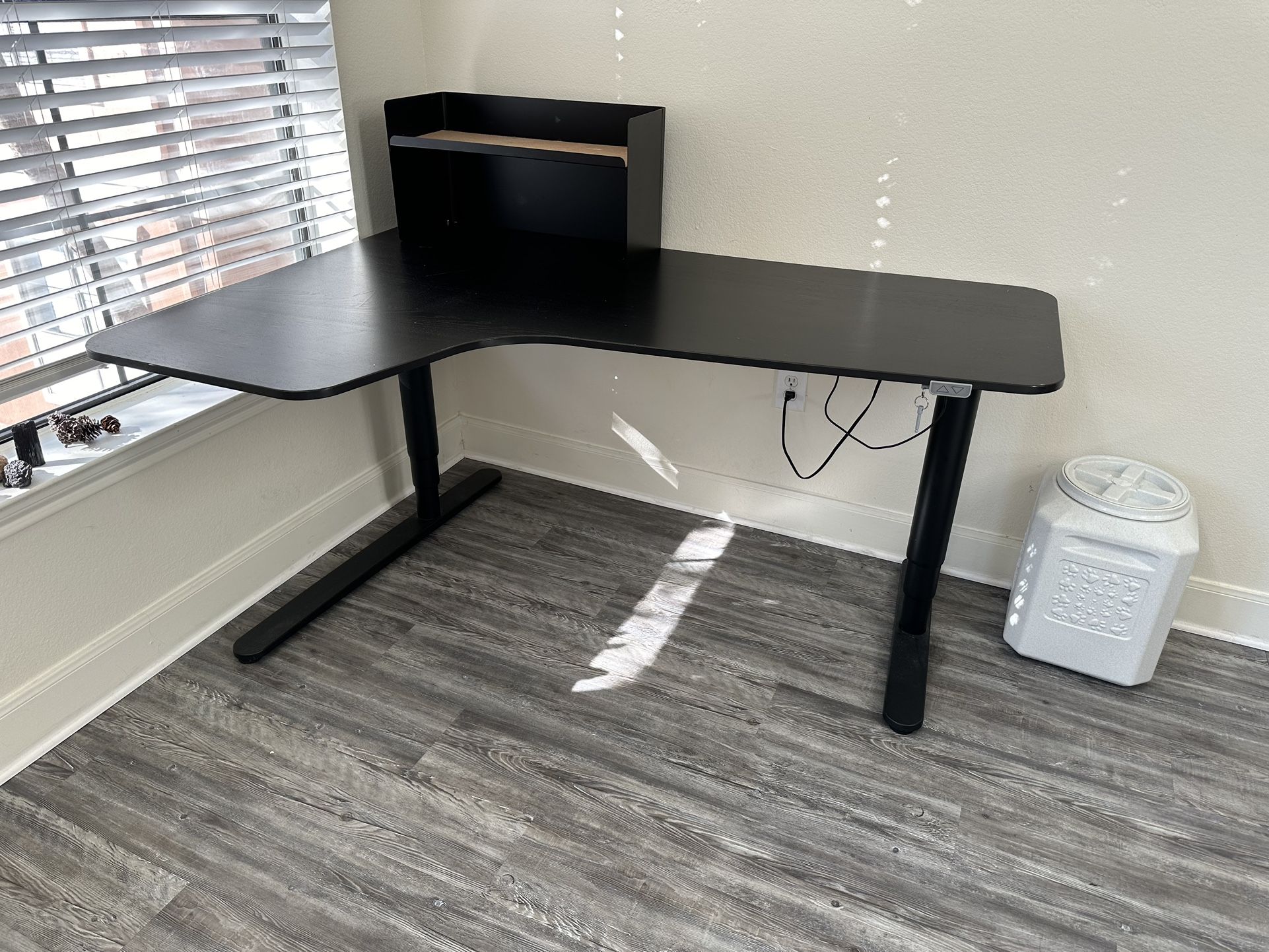 IKEA Bekant L-Shaped Standing Desk