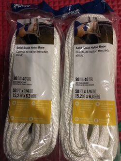 Solid braid Nylon rope 50ft