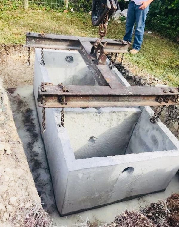 Concrete septic tanks for sale