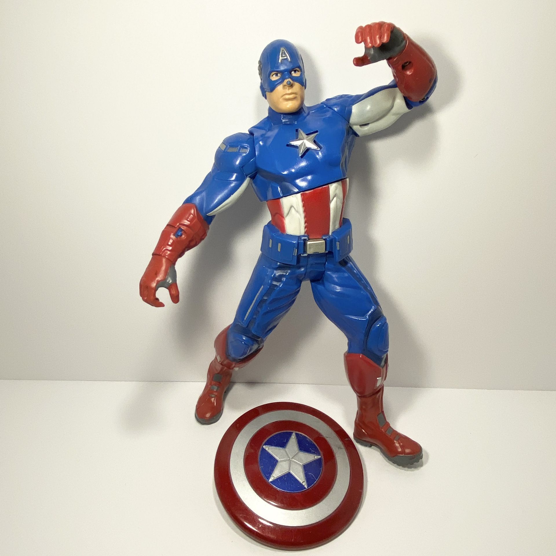 Marvel Captain America 10" Talking Action Figure - Tested Works